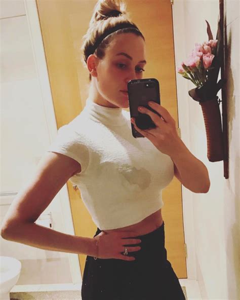 Peta Murgatroyd Shares Photo of Leaking Boobies and Flat Abs Six Weeks ...