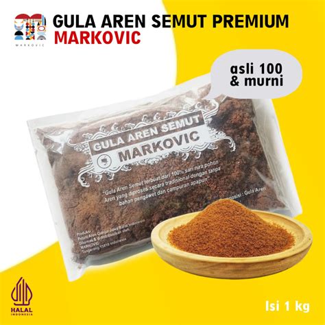 Jual Gula Aren Semut Premium 1 Kg Brown Sugar Powder Gula Palm