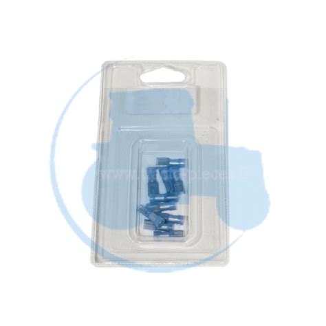 BLISTER 10 COSSES PLATES FEMELLES BLEU Pour Tracteurs Divers Tracto