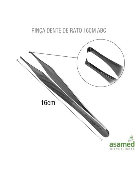 Pinca Anatomica Dente De Rato Cm Abc