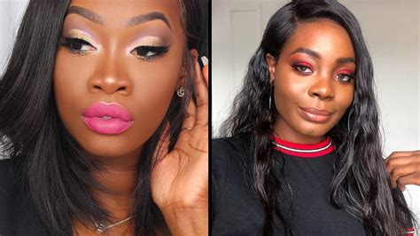 Dark Skin Makeup Tutorial 2020 👩🏾🦋 Makeup Tutorials Compilation For