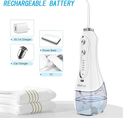 H2ofloss Water Flosser Professional Cordless Dental Oral Irrigator