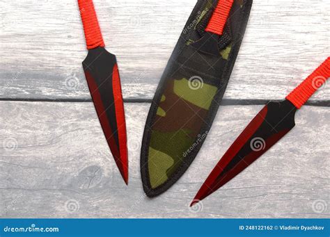 Kunai Combat Throwing Knife Stock Photo Image Of Decorative