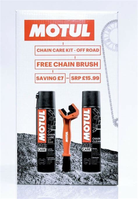 Motul Off Road Chain Cleaning Lube Kit Motorcycle Parts Store