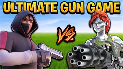 Brother Vs Sister Fornite Gun Game Youtube