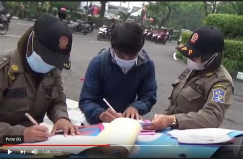 Hari Pertama PPKM Di Surabaya Masih Banyak Pelanggaran