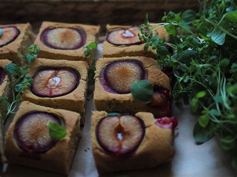 Jaglany Placek Ze Liwkami Wersja Bez Glutenu I Nabia U