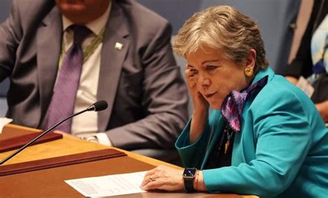 Canciller Alicia Bárcena Se Pronuncia Ante La Onu Por Cesar Las