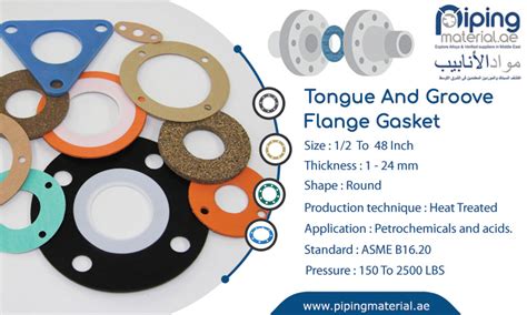 Tongue And Groove Flange Gasket In Large And Small Suppliers In Uae