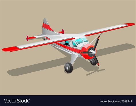 Retro airplane Royalty Free Vector Image - VectorStock