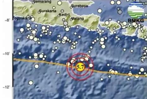 Gempa Terkini M Guncang Jember Jatim