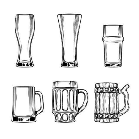 Beer Glass Vector At Vectorified Collection Of Beer Glass Vector