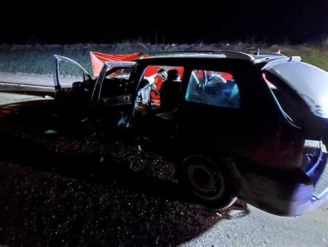 Pijany 24 latek uciekał policji W wypadku zginął 19 latek ciężko