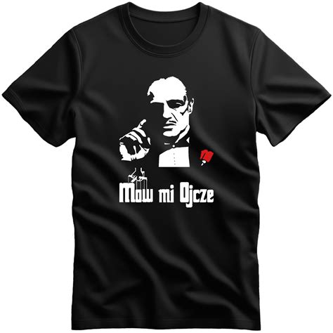 MÓW MI OJCZE KOSZULKA MĘSKA ŚMIESZNA PREZENT TATY OJCA T SHIRT Z