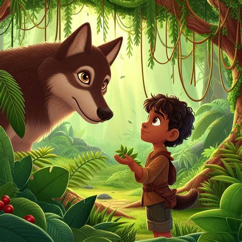 Jungle Book - Mowgli and Akela by CommanderRavenwolf on DeviantArt