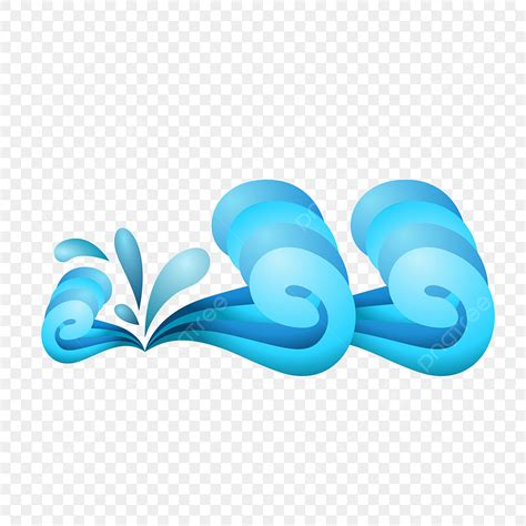 blue waves clipart vector blue waves blue sea wave png image