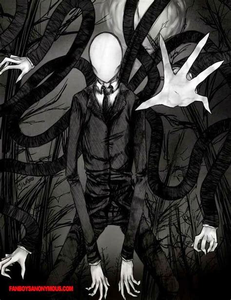 Creepypasta Slenderman Fan Art Pesquisa Google Fotografi Alam