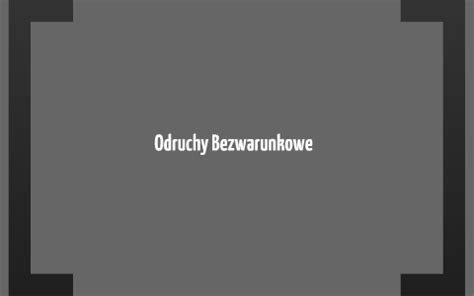 Odruchy Bezwarunkowe By Rafal Niemczyk