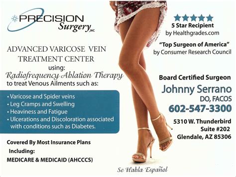 Advanced Varicose Vein Treatment Center Doctors 5310 W Thunderbird Rd Glendale Az United