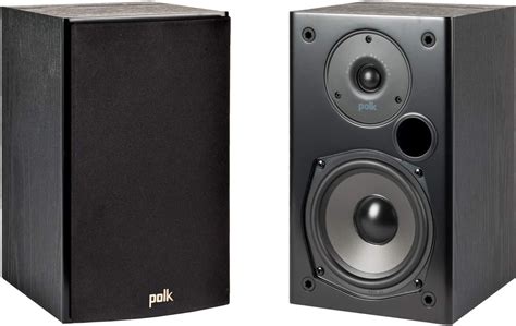 Polk Audio T15 100 Watt Home Theater Bookshelf Speakers Hi Res Audio