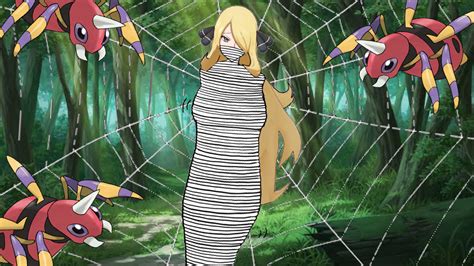 Cynthia Cocooned By Ryoken3000 On Deviantart