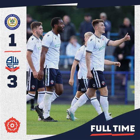 Bolton Wanderers On Twitter Another Pre Season Victory For Ian Evatt