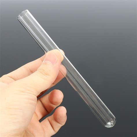 Pcs Tube Essai En Verre De Borosilicate Transparent De Laboratoire