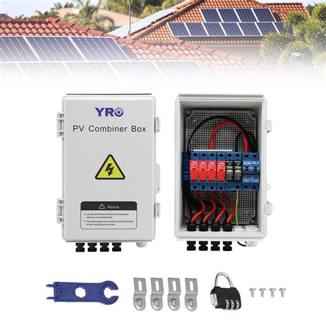 DC Solar Anschlusskasten 4 String Überspannungsschutz PV Photovoltaik