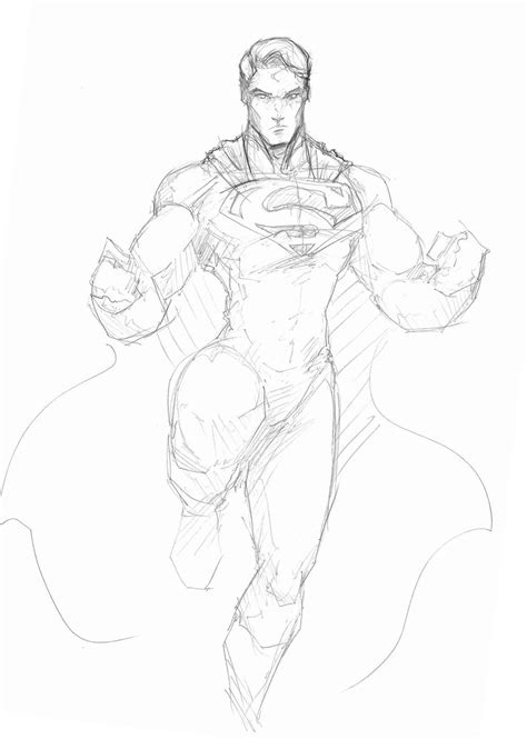 Superman Pencil Sketch by Sketchydeez on DeviantArt