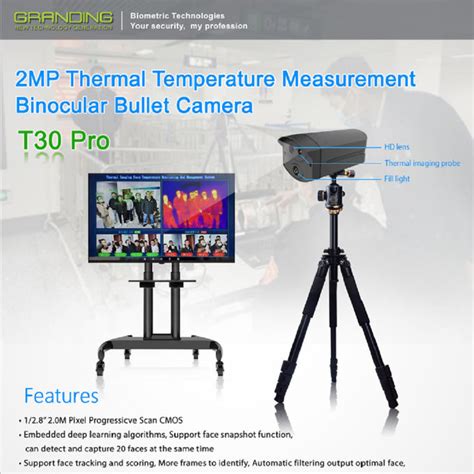 Ai Smart Face Recognition Thermal Imaging Camera T Pro Granding