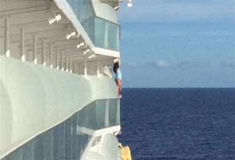 Woman Banned From Cruises For Life After Photoshoot On Ships Railing Royal Caribbean Royal