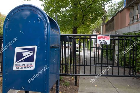 Us Postal Service Mail Box Seen Editorial Stock Photo Stock Image