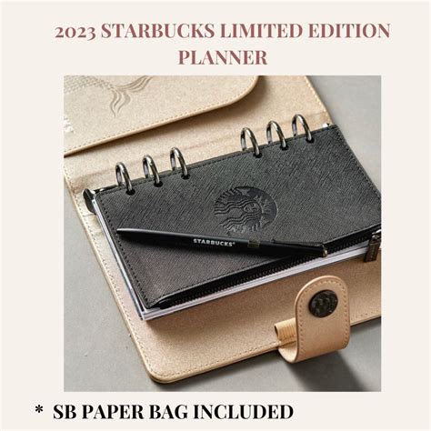 2023 Starbucks Tradition GOLD Planner SEALED Limited Edition Hobbies