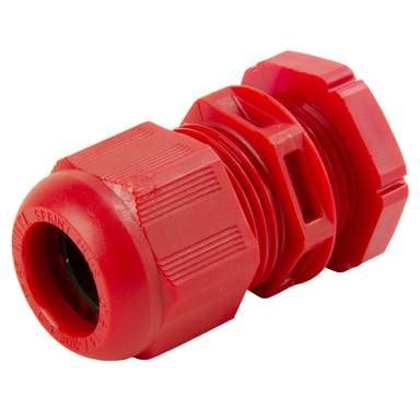 Wiska Glp Mm Ip Compression Gland With Locknut Red Pack Of