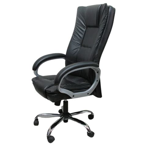 Leatherette High Back Office Revolving Chair Black At Rs In Mumbai