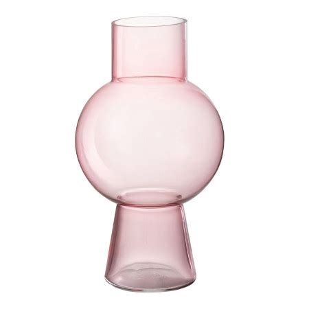 Vase Design Avec Anse Vague Pinky Perfect 26cm Rose