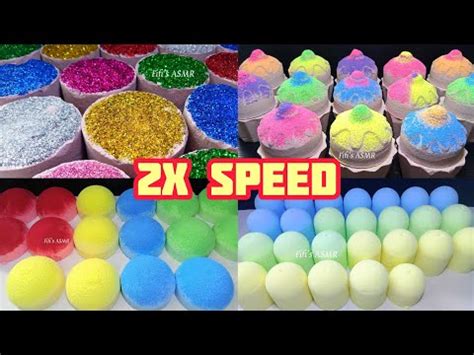 ASMR Baking Soda Rainbow Crush Compilation 2x Speed YouTube