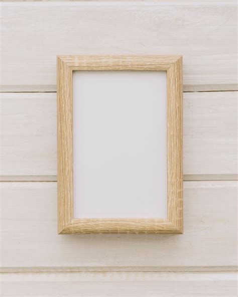 Free Photo Template With Wooden Frame