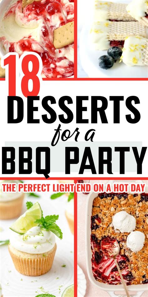 Mouth Watering Summer Desserts For A Crowd In 2024 Bbq Desserts Bbq