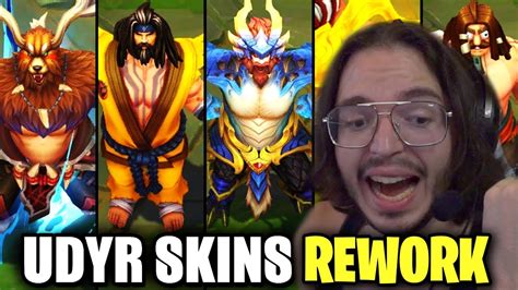 Silver Reacciona A Las Skins Del Rework De Udyr YouTube