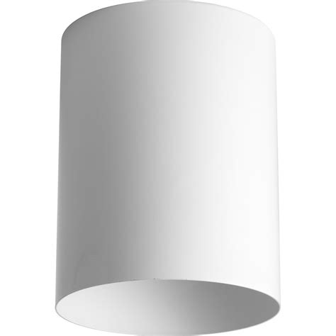 5 White Outdoor Ceiling Mount Cylinder P5774 30 Progress Lighting