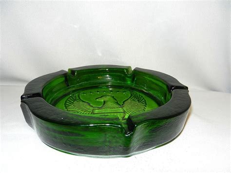 Vintage Glass Ashtrays - Cucumber Asshole