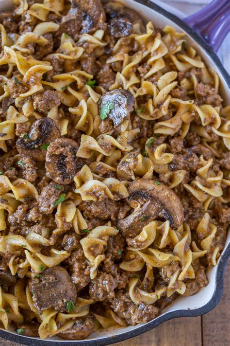 Ground Pot Roast Pasta Dinner Then Dessert