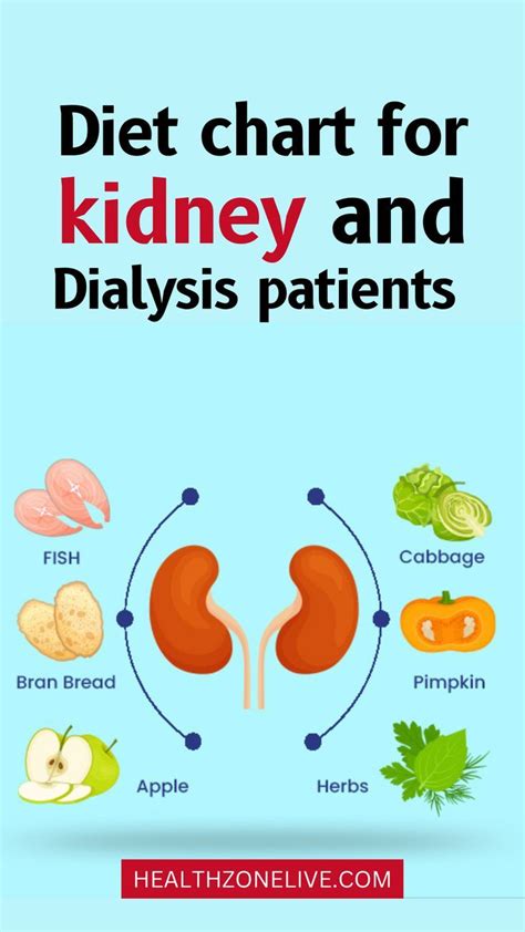 Diet chart for kidney and Dialysis patients Health Zone, Health Expert ...