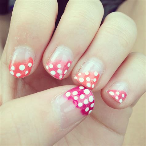 Easy Cute Polka Dot Nails Dots Nails Polka Dot Nails Nails