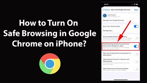 How To Turn On Safe Browsing In Google Chrome On IPhone YouTube