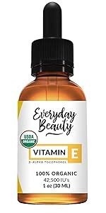 Amazon 100 Organic Vitamin E Oil D Alpha Tocopherol USDA