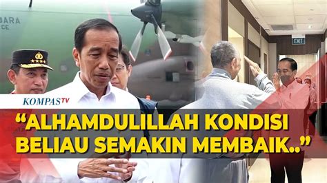 Usai Jenguk Di Singapura Jokowi Ungkap Kondisi Luhut Semakin Membaik