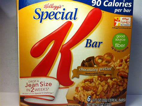 Crazy Food Dude Review Kelloggs Special K Chocolatey Pretzel Cereal Bar