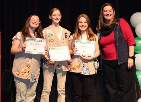 Thirty Seven Wlcsd Girl Scouts Honored At Highest Awards Ceremony